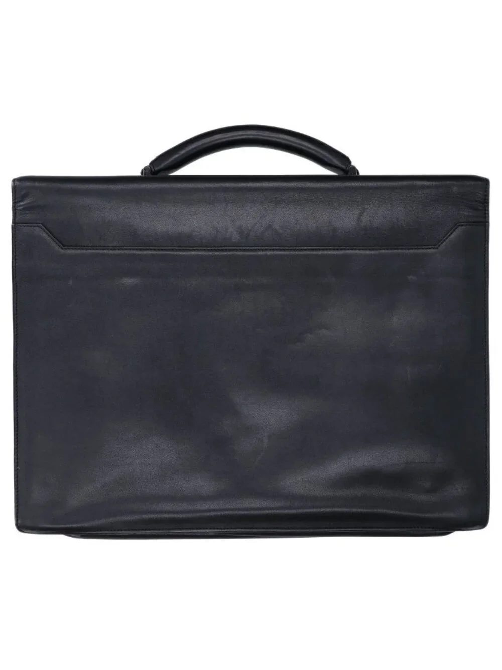 Loewe Anagram Leather Flap Business Briefcase